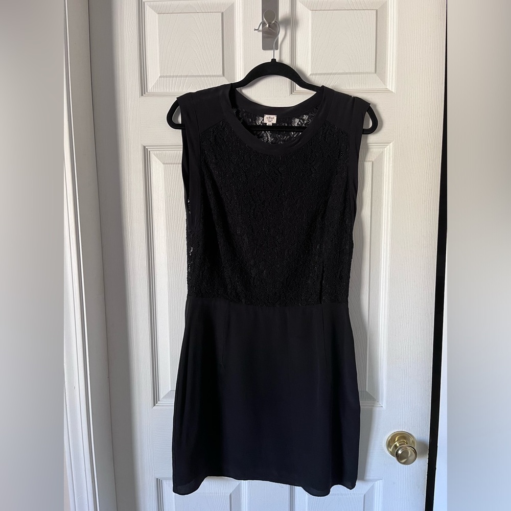 Wilfred black lace dress - 8